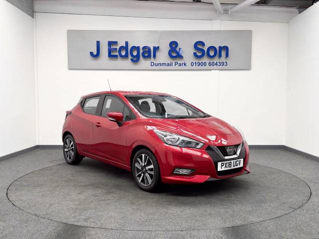 Nissan Micra 0.9 IG-T Acenta Limited Edition 5dr Hatchback Petrol Red