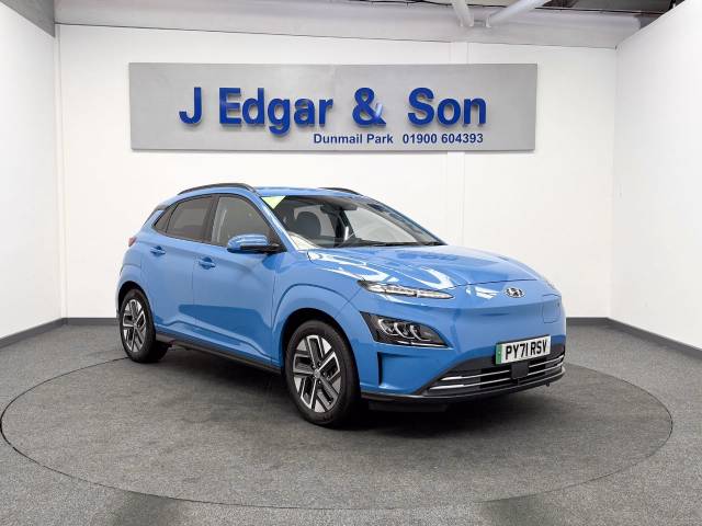 Hyundai Kona 0.0 100kW Premium 39kWh 5dr Auto Hatchback Electric Blue