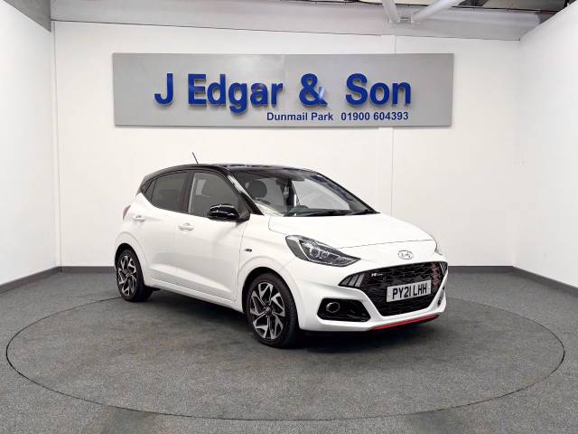 Hyundai i10 1.0 T-GDi N Line 5dr Hatchback Petrol White