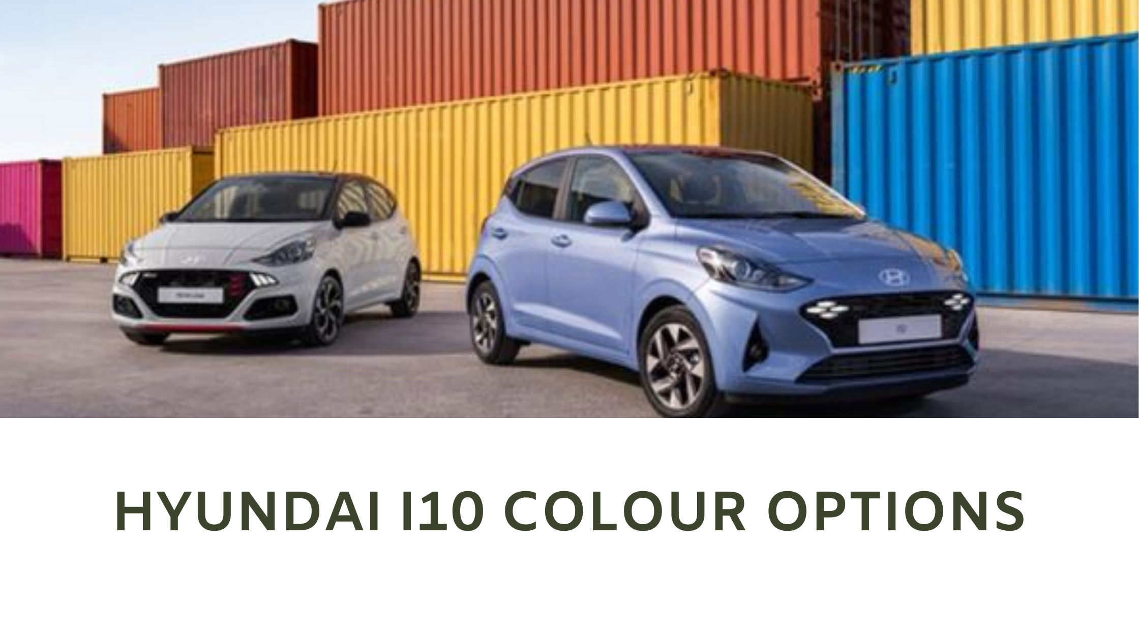 Hyundai i10 Colour Options